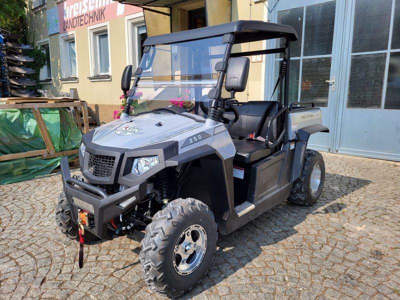 Hisun Sector 250 grau + Seilwinde + StVZO Zulassungspapiere  UTV