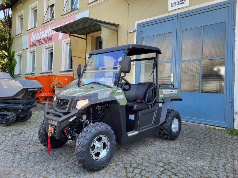 Hisun Sector 250 Avocado / grün + Seilwinde + StVZO Zulassungspapiere