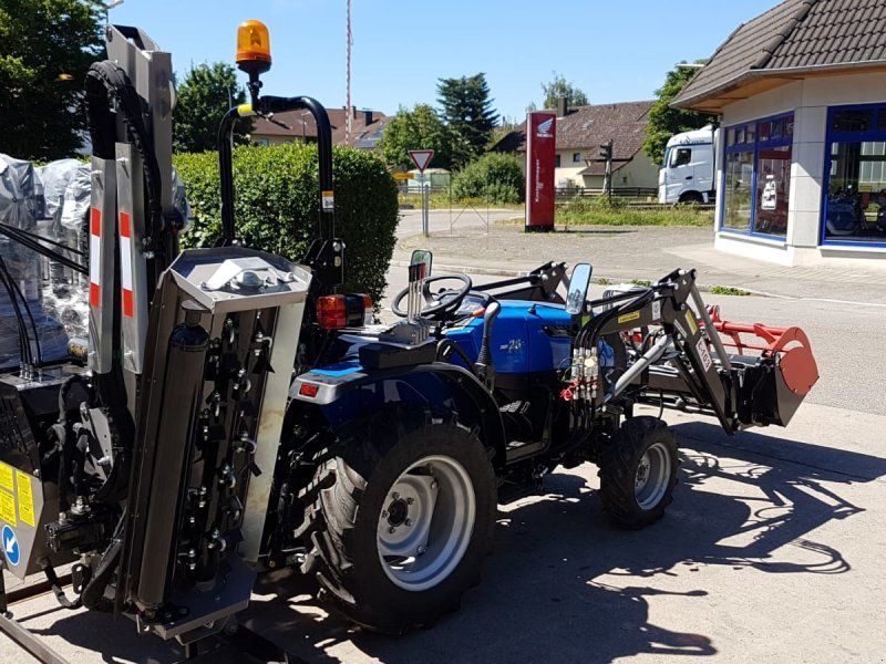 Solis 26 + Jansen HMS-100(180) Mulcher / Heckenschere + Frontlader + G