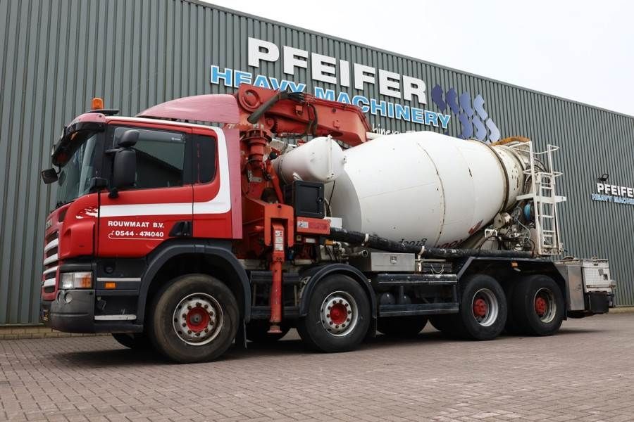 Scania 8x4 With Putzmeister PUMI 24-3.67CS Truck-mounted