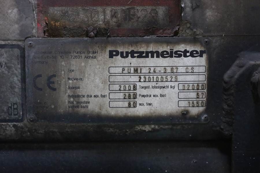 Scania 8x4 With Putzmeister PUMI 24-3.67CS Truck-mounted