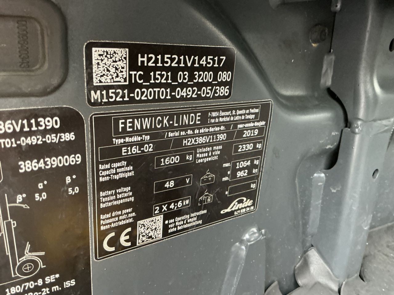 Linde E16L-02-386 Evo