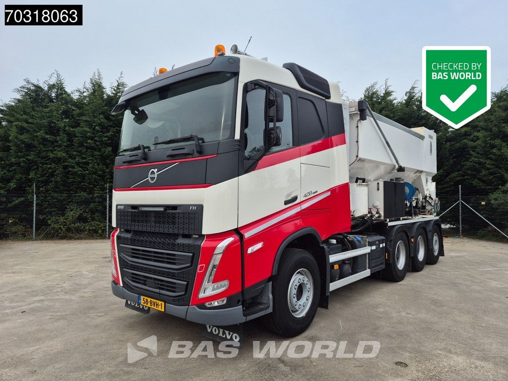 Volvo FH 420 8X4 NL-truck 10m3 CEMENTECH MCD10MX-150 Lift+Steering Axle VEB+ Euro 6