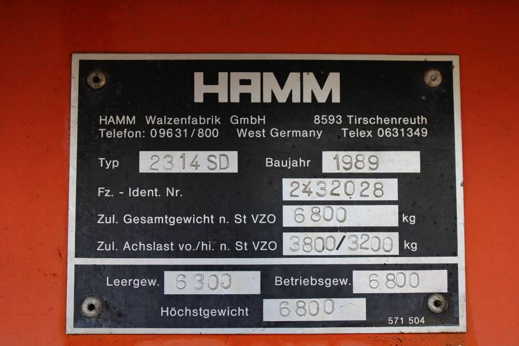 Hamm 2314SD