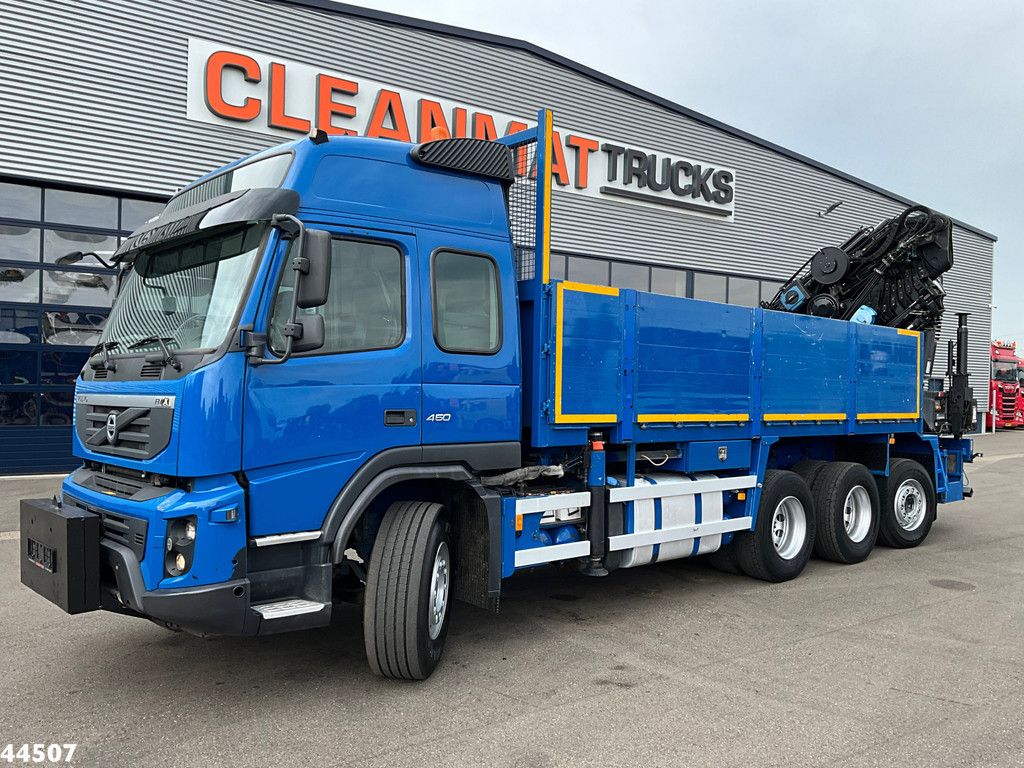 Volvo FMX 450 8x4 Hiab 63 Tonmeter laadkraan + Fly-Jib