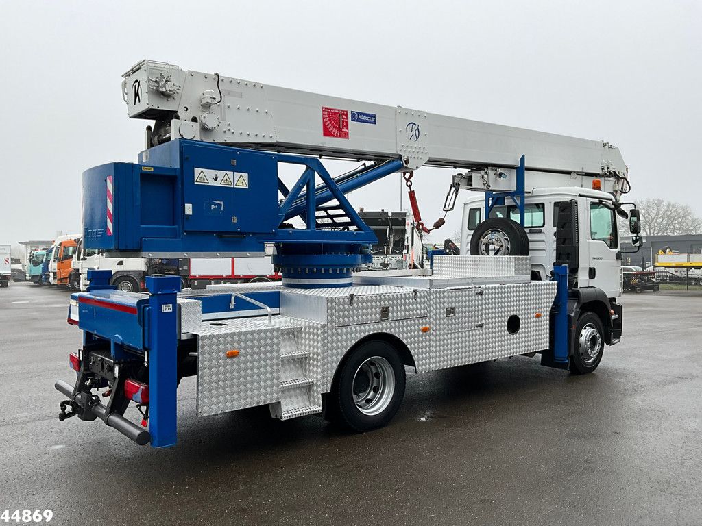 Man TGM 15.290 Klaas 35 meter Dachdecker Kran