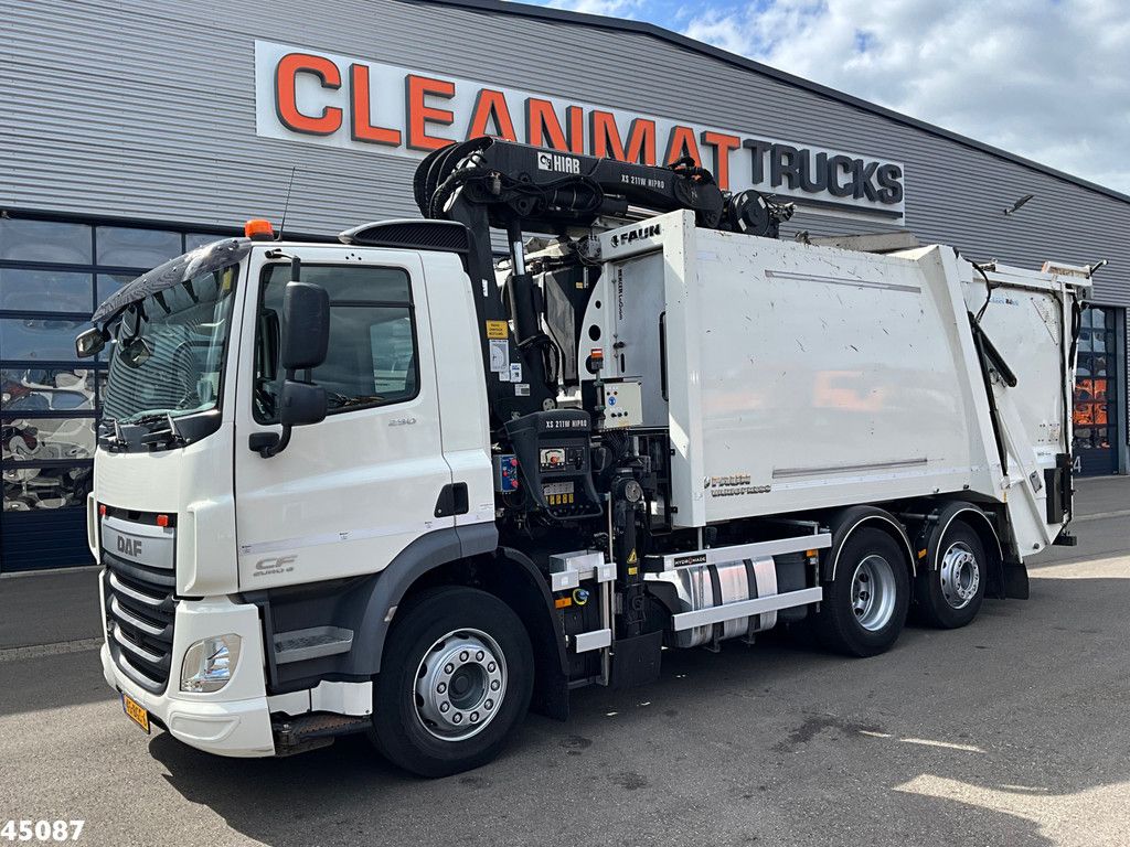 DAF FAN CF 290 Euro 6 Hiab 21 Tonmeter laadkraan Just 166.914 km!