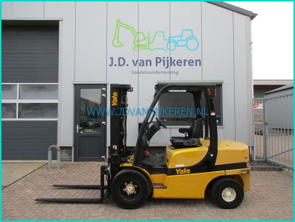 Yale GDP35VX 7005uur+triplex4.5+sideshift+4xhydraulic+diesel