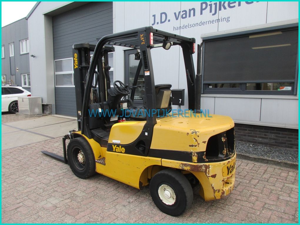 Yale GDP35VX 7005uur+triplex4.5+sideshift+4xhydraulic+diesel