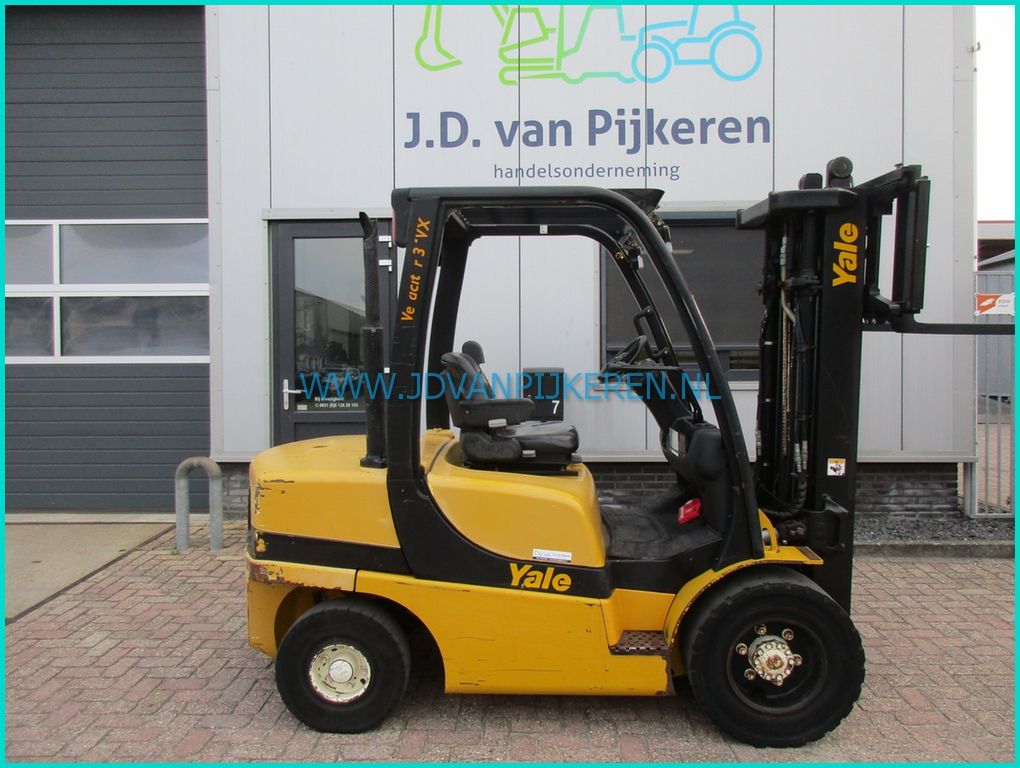 Yale GDP35VX 7005uur+triplex4.5+sideshift+4xhydraulic+diesel