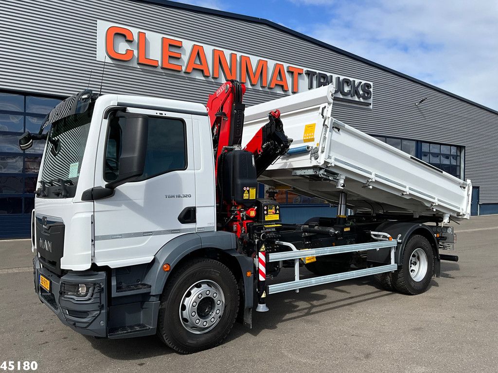 MAN TGM 18.320 Euro 6 Fassi 13 Tonmeter laadkraan NEW AND UNUSED!