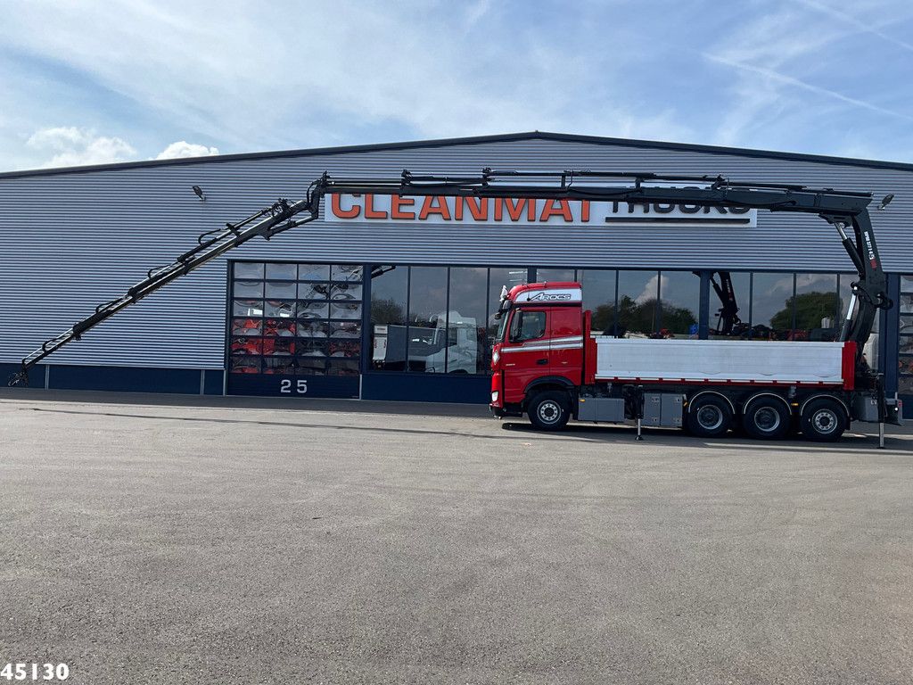 Mercedes-Benz Arocs 3263 8x4 Euro 6 Hiab 37 Tonmeter laadkraan + Fly-Jib