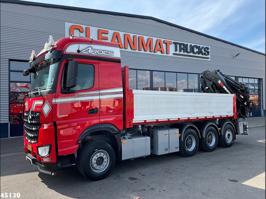 Mercedes-Benz Arocs 3263 8x4 Euro 6 Hiab 37 Tonmeter laadkraan + Fly-Jib