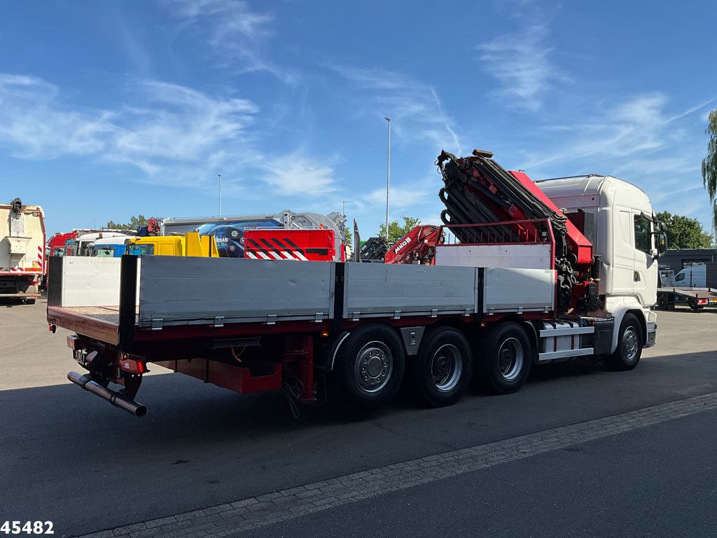 Scania R 490 8x4 Euro 6 Retarder HMF 60 Tonmeter laadkraan + Fly-Jib