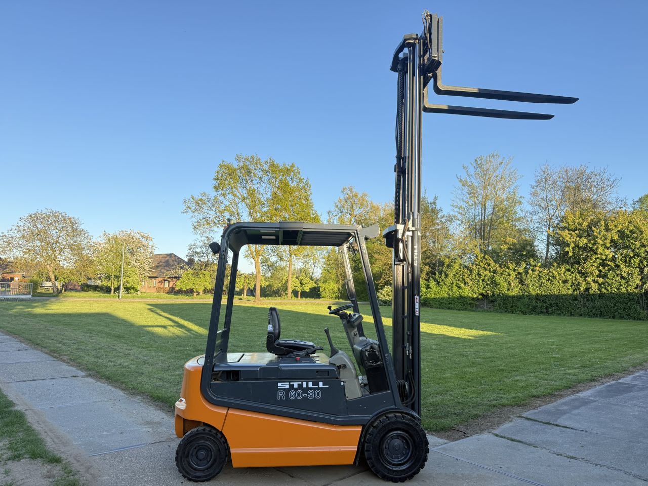 Still 3 tonner elektrische heftruck freelift + Sideshift