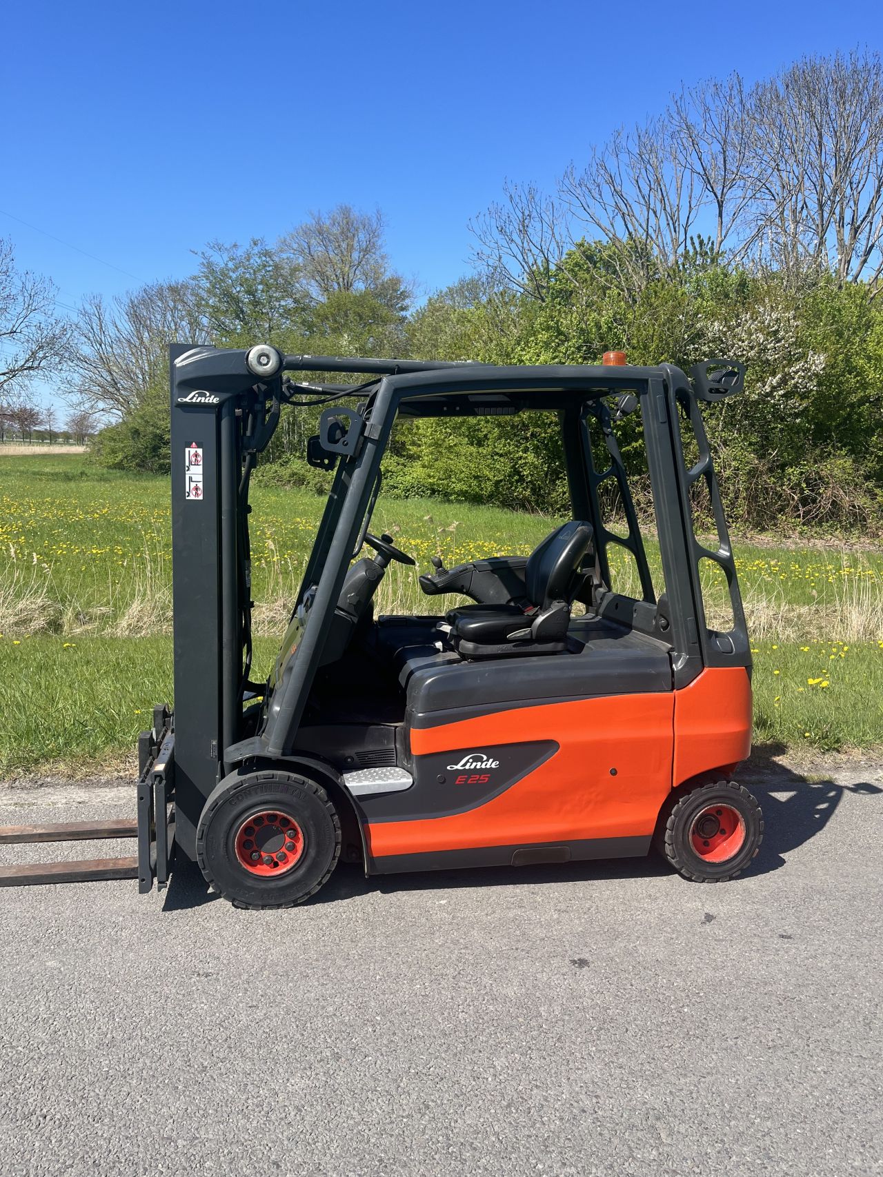 Linde E25L elektrische heftruck 2019 trilpo Sideshift