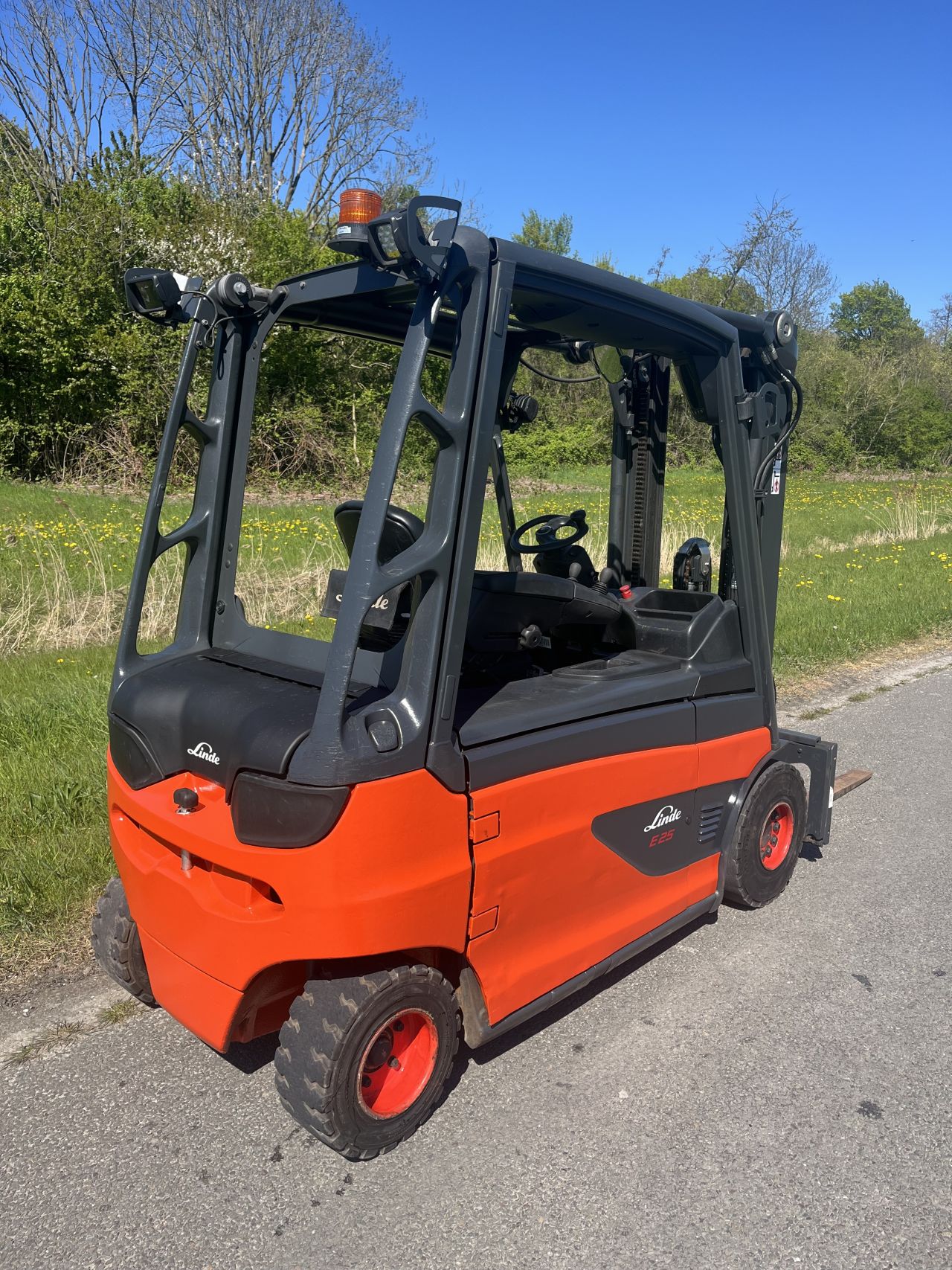 Linde E25L elektrische heftruck 2019 trilpo Sideshift