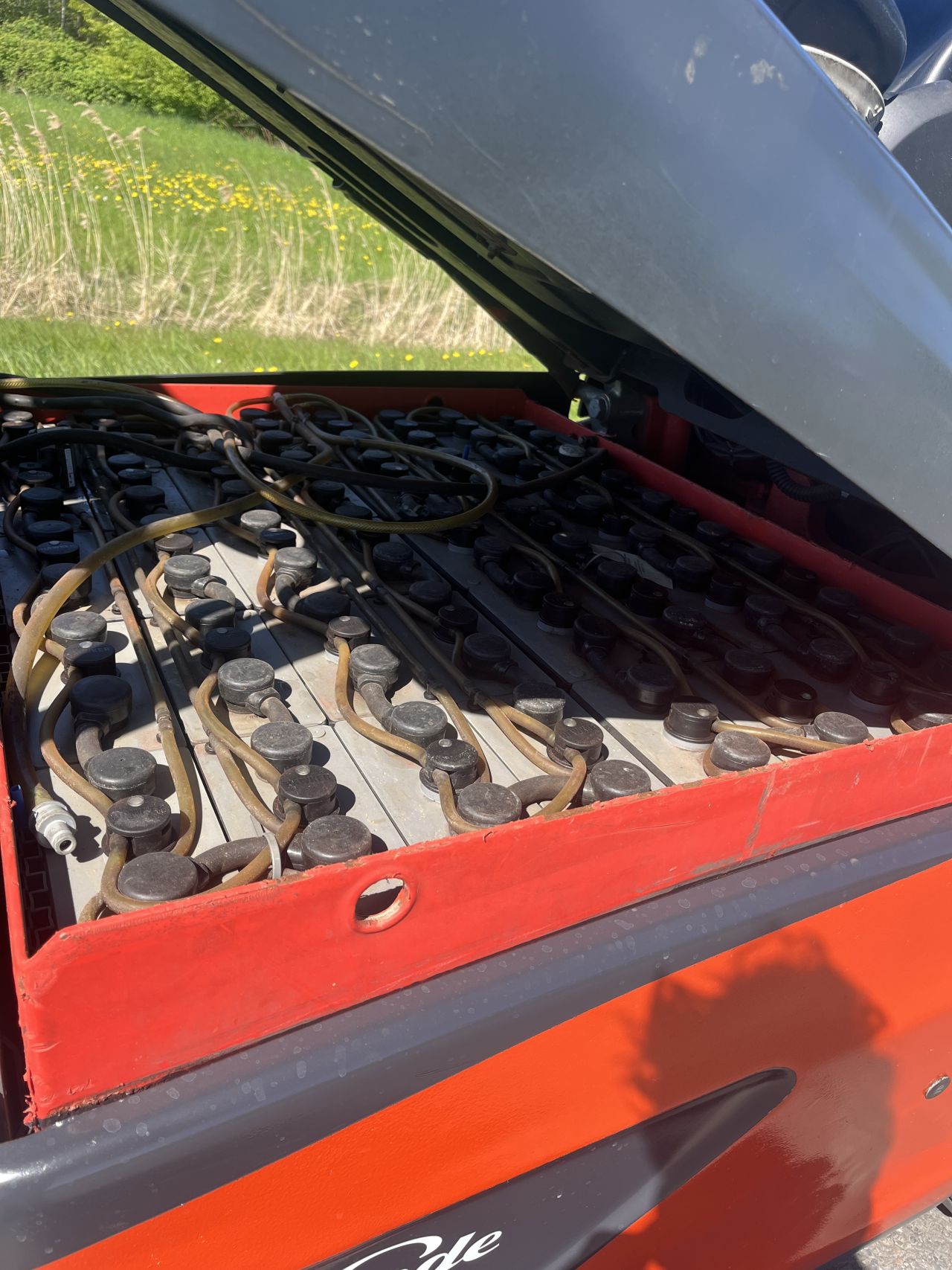 Linde E25L elektrische heftruck 2019 trilpo Sideshift