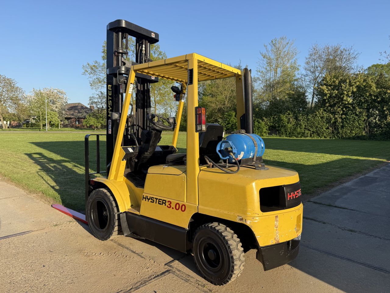 Hyster 3 tonner lpg heftruck triplex 6M freelift Sideshift