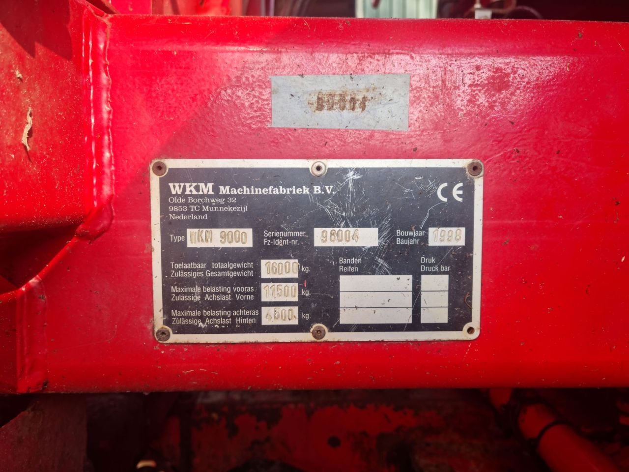 Bietenrooier WKM 9000