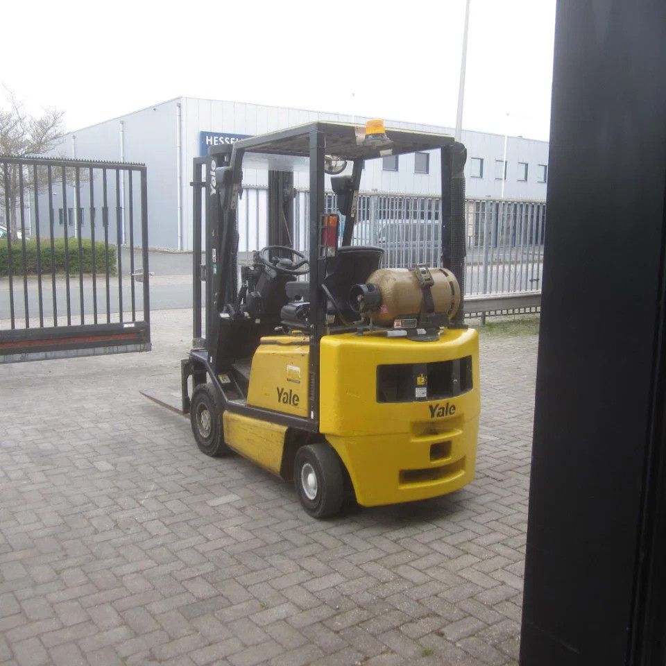 Yale Heftruck GLP16, LPG-gas, triplex, side shift, container mast.