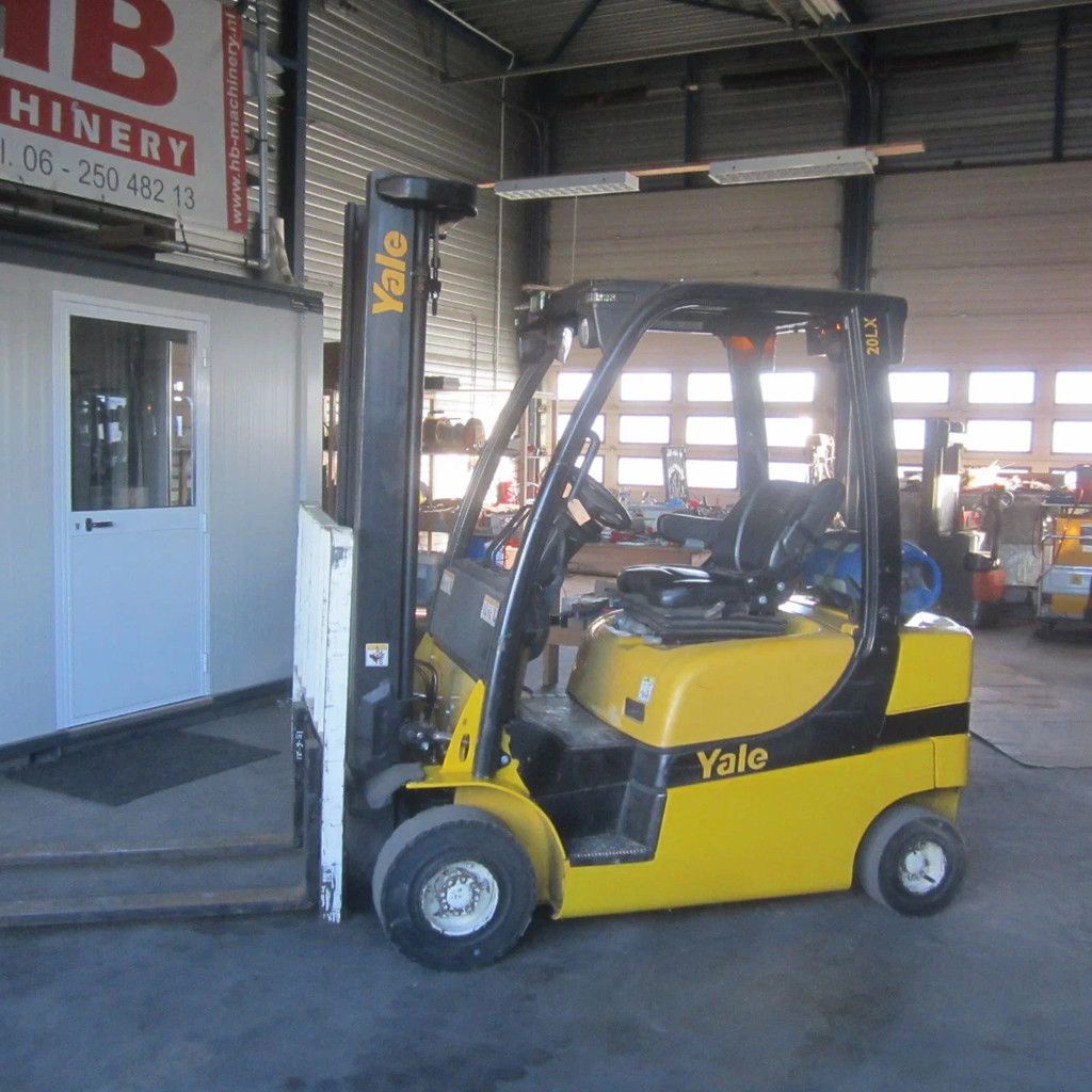 Yale Heftruck GLP20LX, LPG, duplo, side shift.