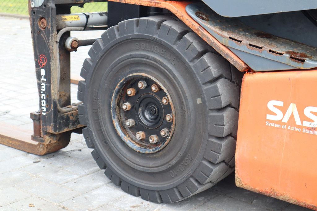 Toyota 8FBMT25 | TRIPLEX | SIDESHIFT | SPREADERS