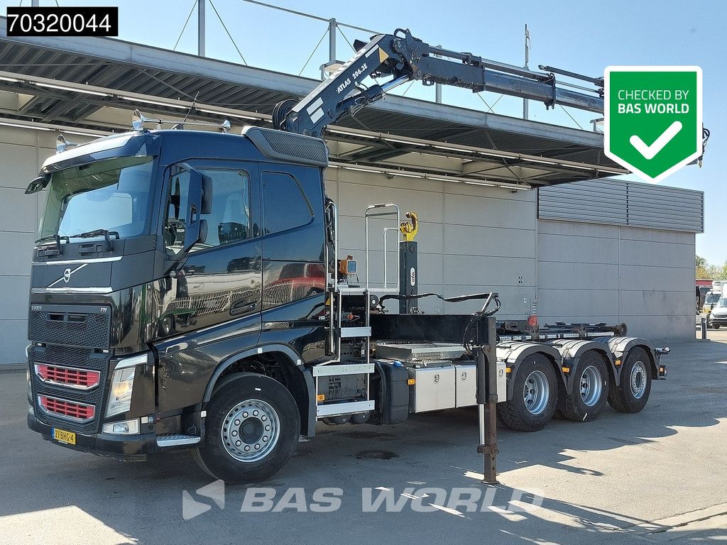 Volvo FH 460 8X4 NL-Truck ATLAS 206,3E-A4 Crane Kran + 30tons Hyva containersystem VEB+ Euro 6
