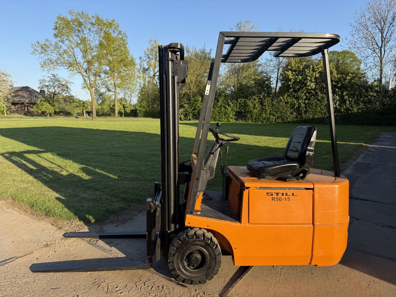 Still 1500KG elektrisch 3-delig 4.4M freelift Sideshift