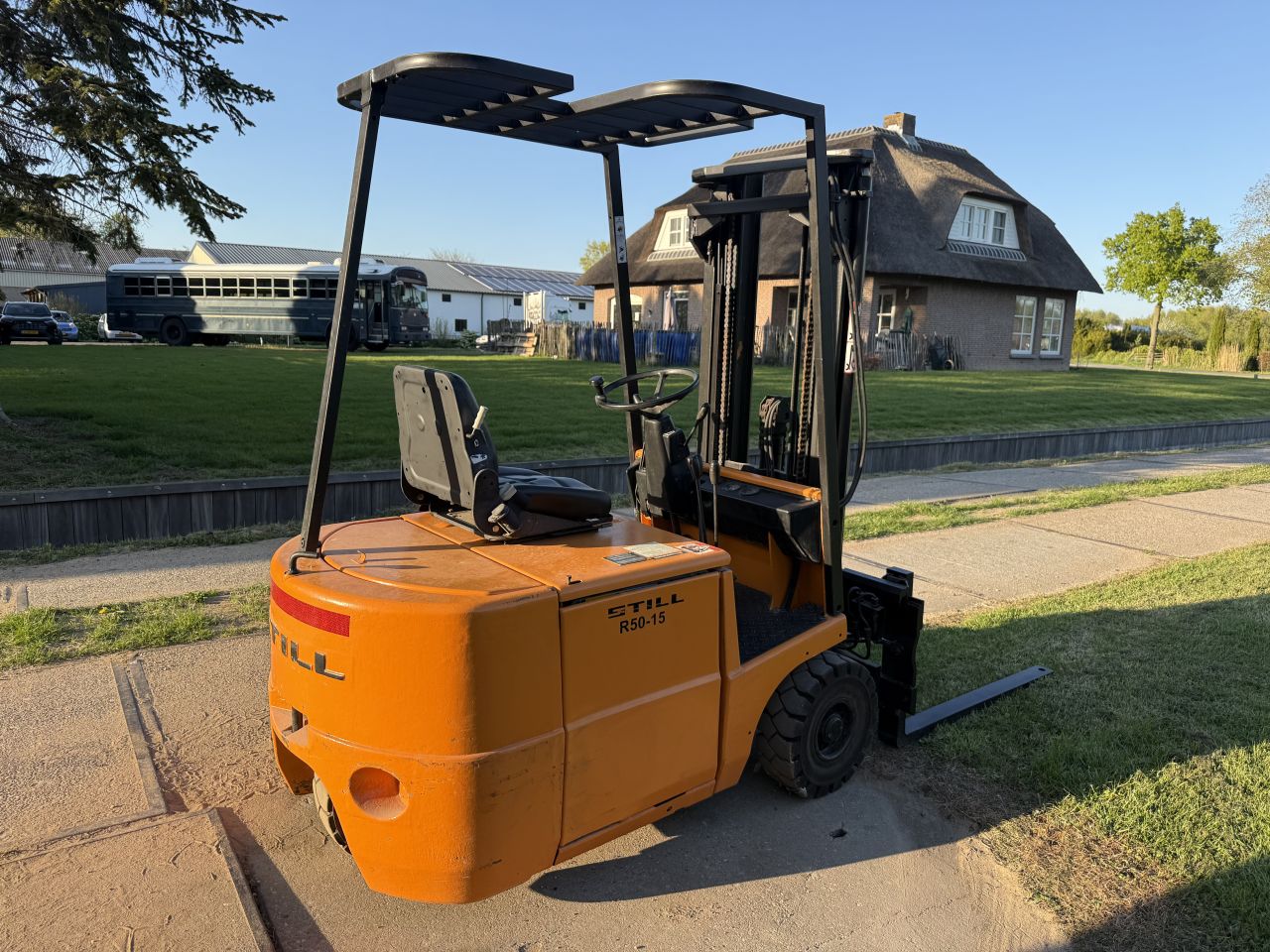 Still 1500KG elektrisch 3-delig 4.4M freelift Sideshift