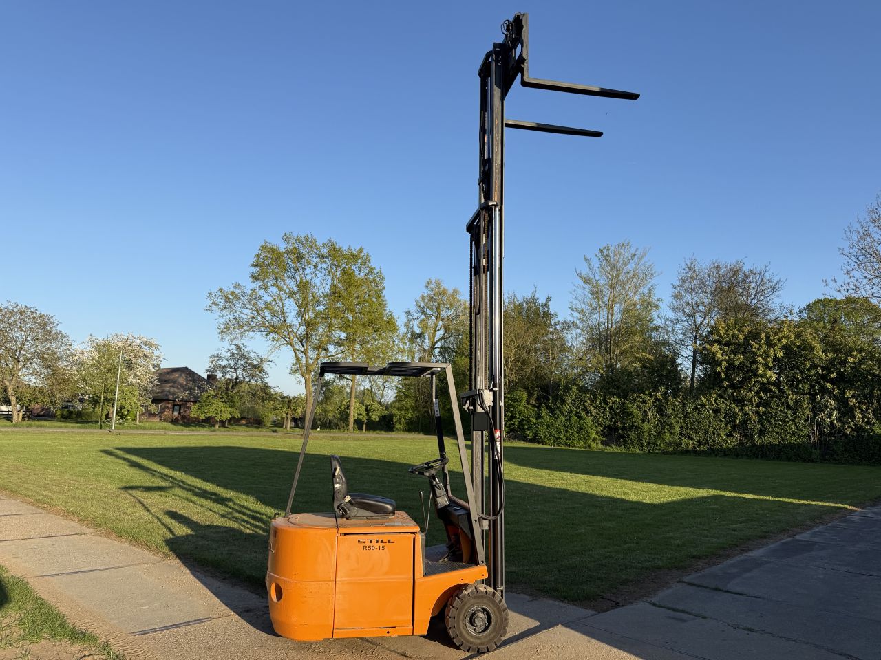 Still 1500KG elektrisch 3-delig 4.4M freelift Sideshift