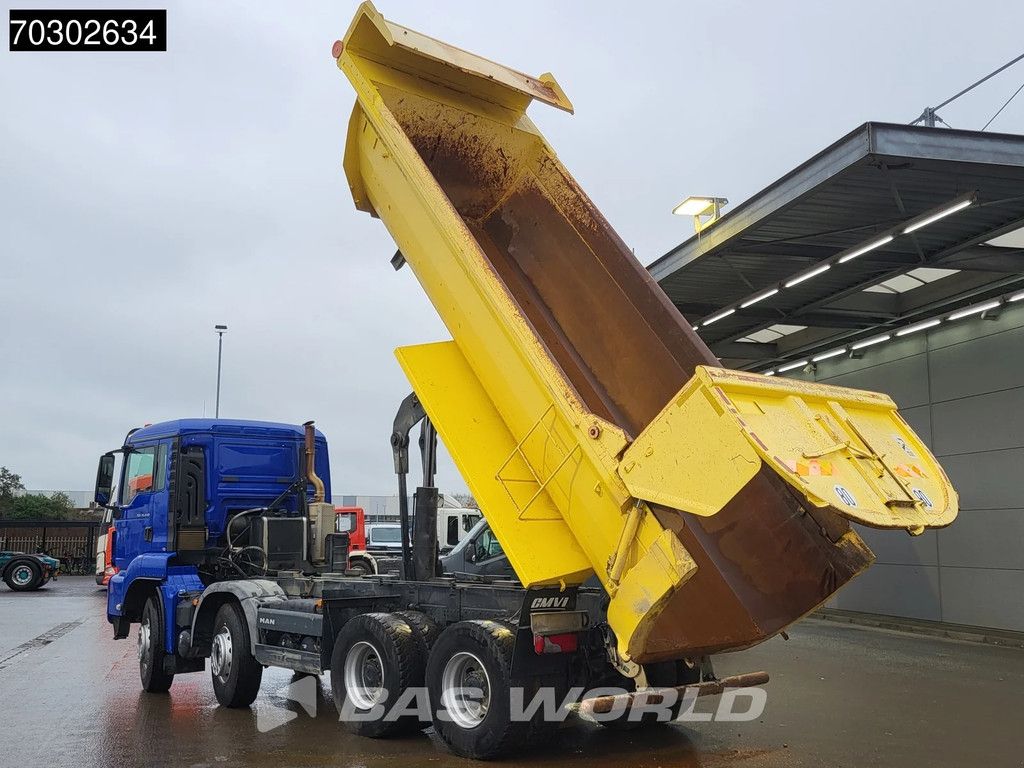 MAN TGS 35.440 8X4 14m3 tipper Steelsuspension Big-Axle Retarder Automatic Euro 6