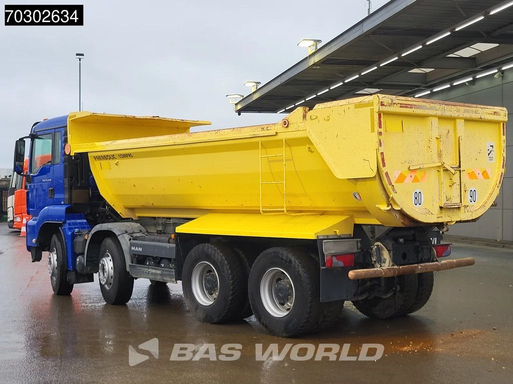 MAN TGS 35.440 8X4 14m3 tipper Steelsuspension Big-Axle Retarder Automatic Euro 6