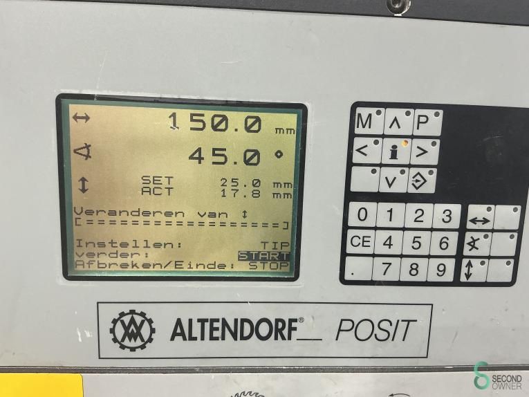 Formatkreissägen Altendorf 1994 Vorritzer
