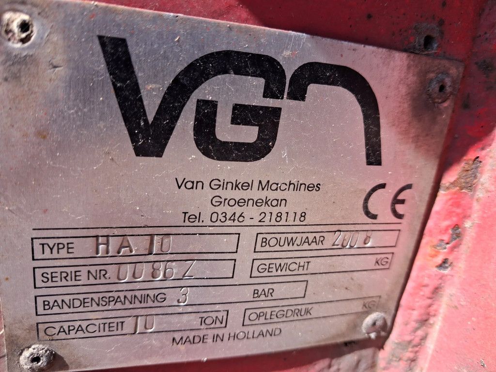 VGM HA10 HA10 Haakarm/kipper incl container