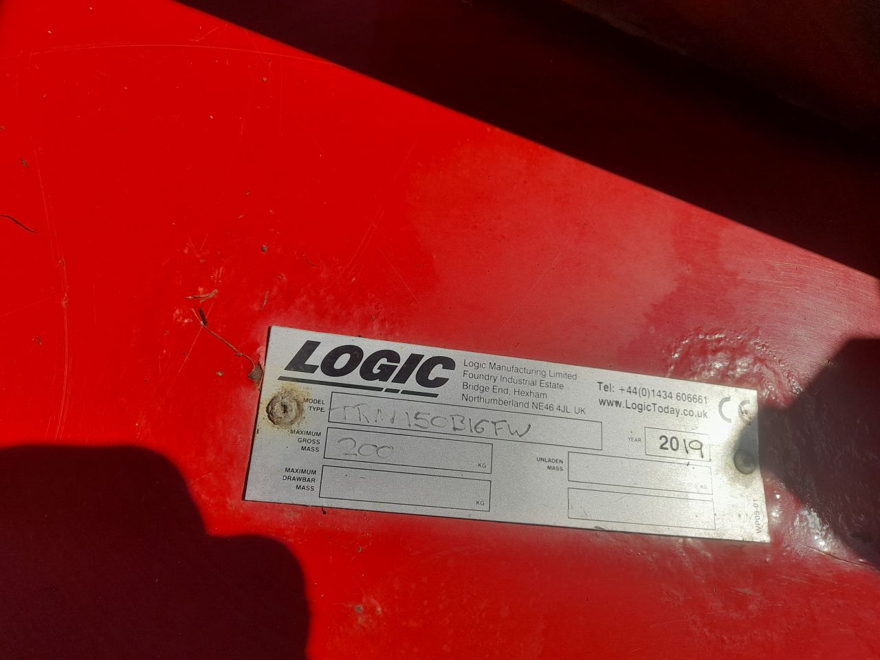 Logic TRM150 Weidebloter maaidek getrokken maaier