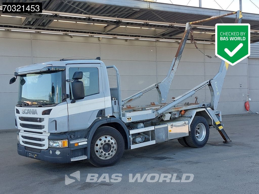 Scania P P280 4X2 14 tons skiploader Steelsuspension Automatic Euro 6