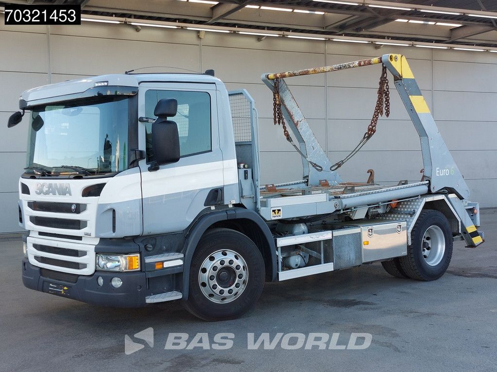 Scania P P280 4X2 14 tons skiploader Steelsuspension Automatic Euro 6