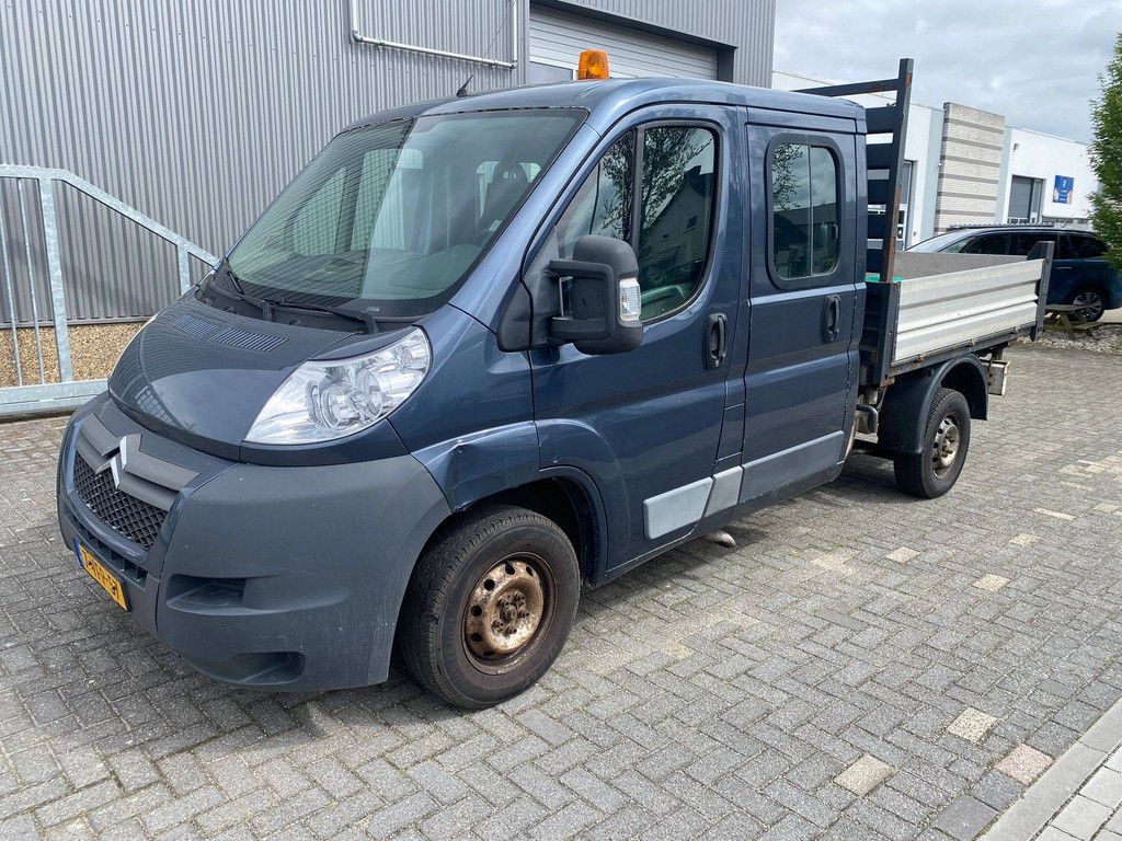 Tipper Pick-Up Van Citroën Jumper Diesel 101hp 2009 with Hook Lift (Margin)