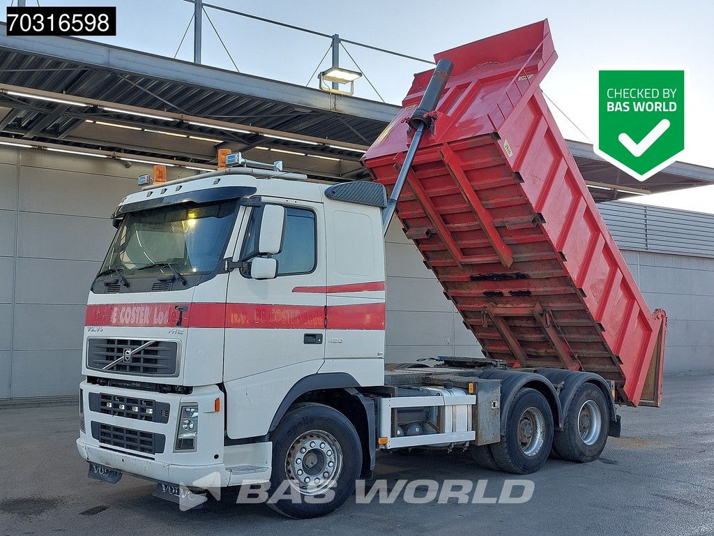 Volvo FH 420 6X4 11m3 Tipper + tractorhead Big-Axle Steelsuspension Manual VEB Euro 3
