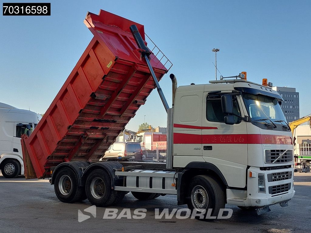 Volvo FH 420 6X4 11m3 Tipper + tractorhead Big-Axle Steelsuspension Manual VEB Euro 3