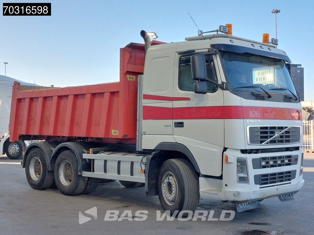 Volvo FH 420 6X4 11m3 Tipper + tractorhead Big-Axle Steelsuspension Manual VEB Euro 3