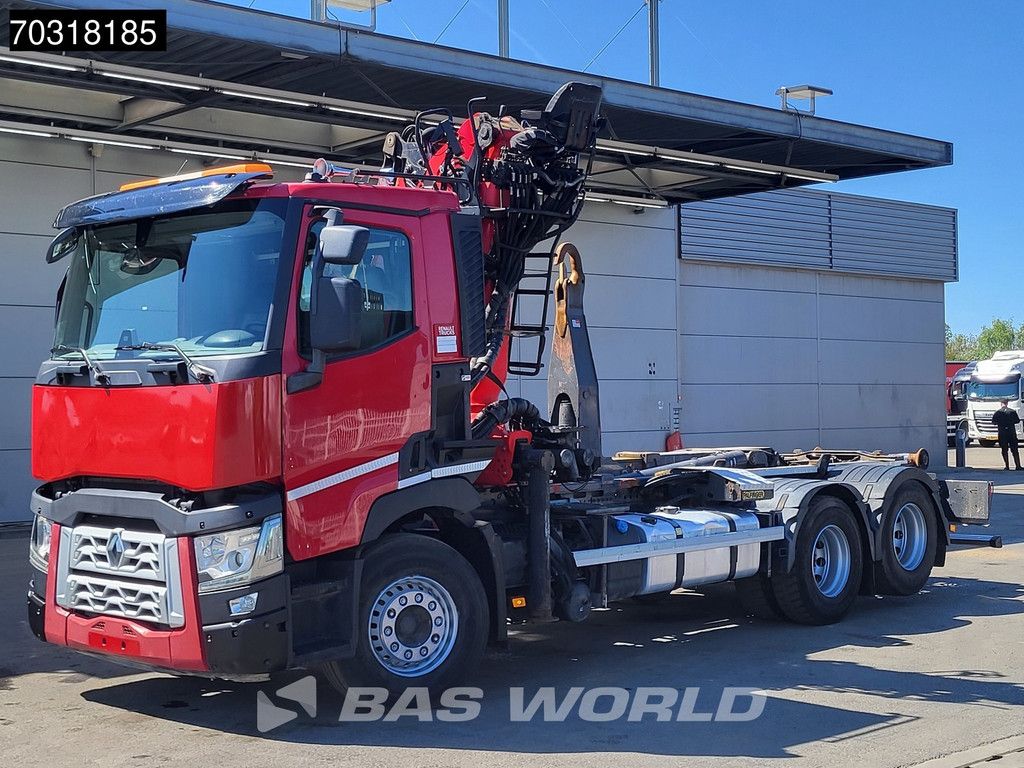 Renault C 460 6X2 Palfinger Epsilon Q170Z96 Crane Kran + 20t Containersystem Lift-Axle Euro 6