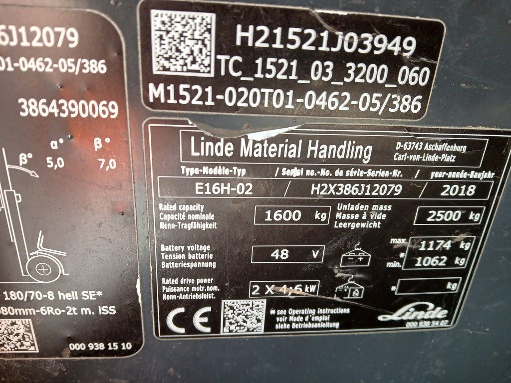 Linde E16 evo