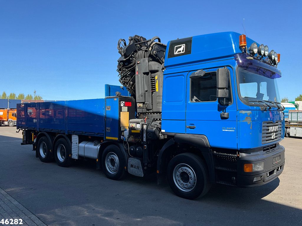 Man 26.464 DFLC 8x4 Hiab 60 Tonmeter laadkraan + Fly-Jib! Just 336.074 km!