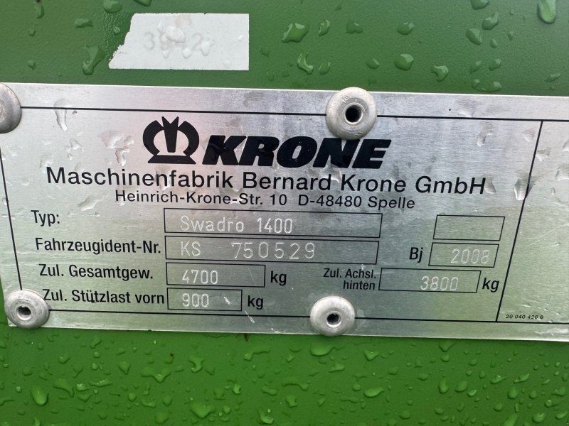 Krone SWADRO 1400 STD.