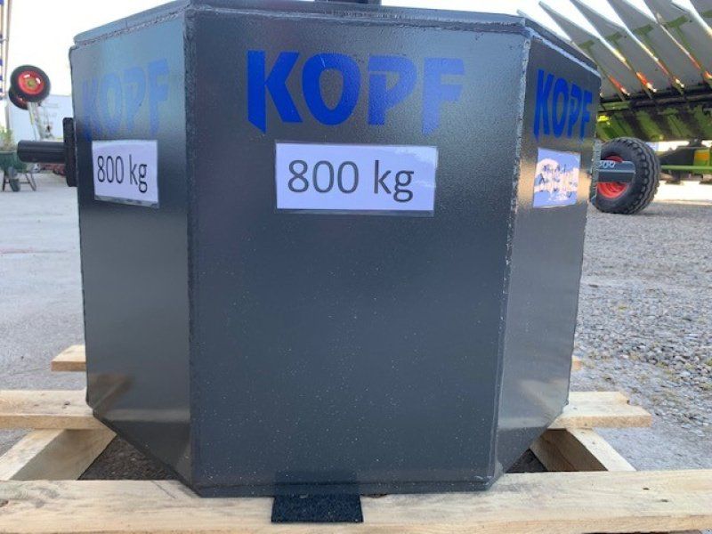 800 kg Frontgewicht für Front und Heckhydraulik