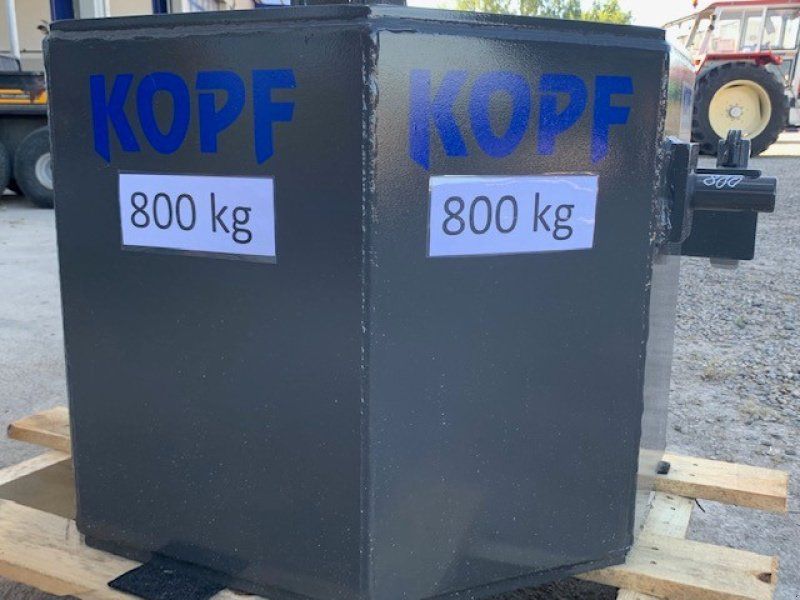 800 kg Frontgewicht für Front und Heckhydraulik