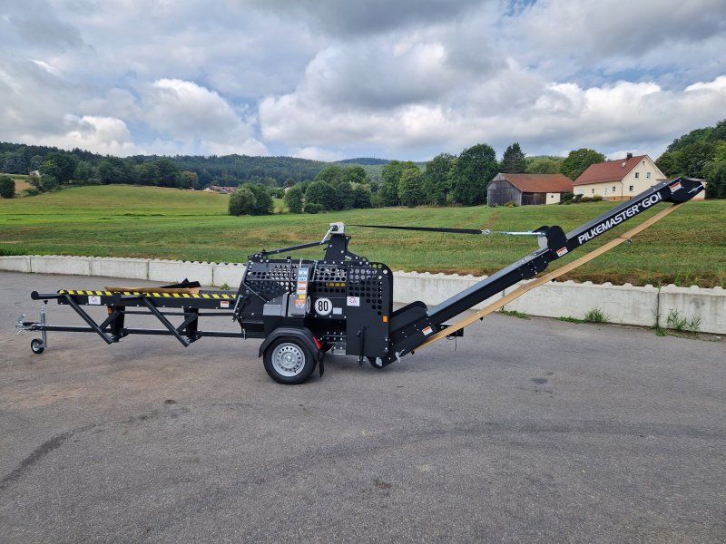 Pilkemaster GO 30cm 13PS Benzinmotor spaltautomat Förderband Stammheber