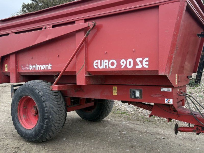 Bennet Brimont høj/bag tipvogn. Meget velholdt vogn.